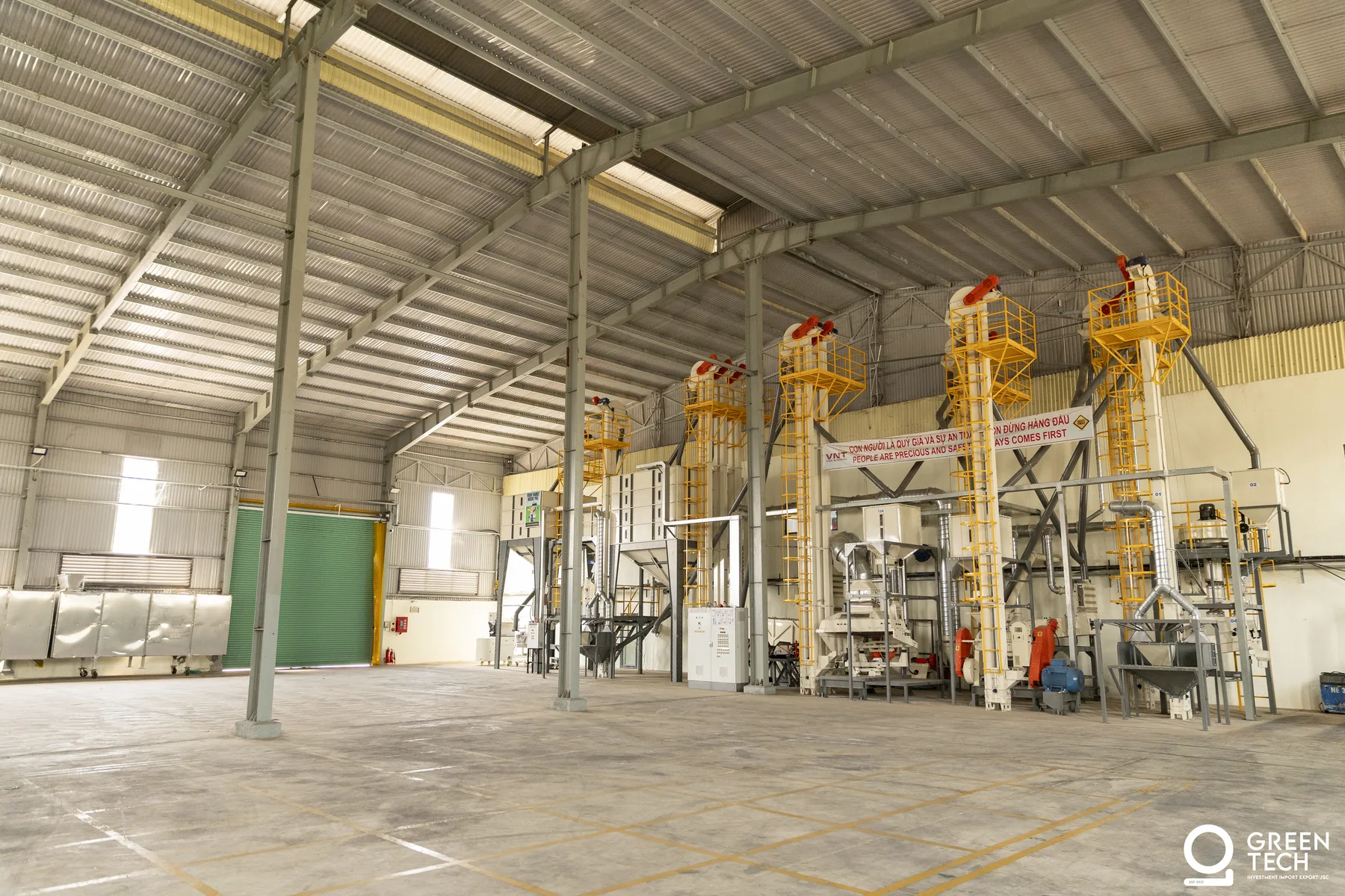 GreenTech certified processing facility