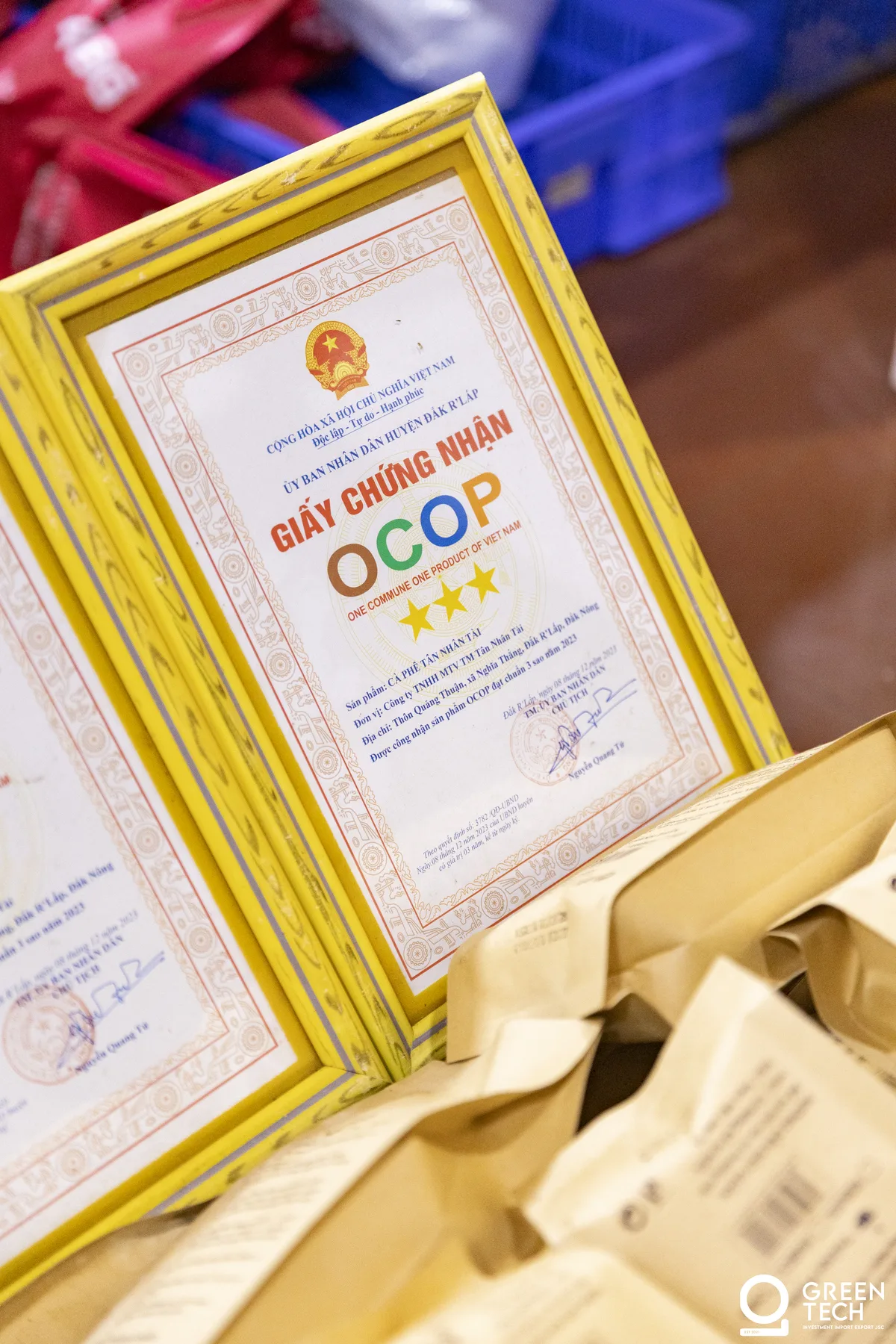 GreenTech process visual detail